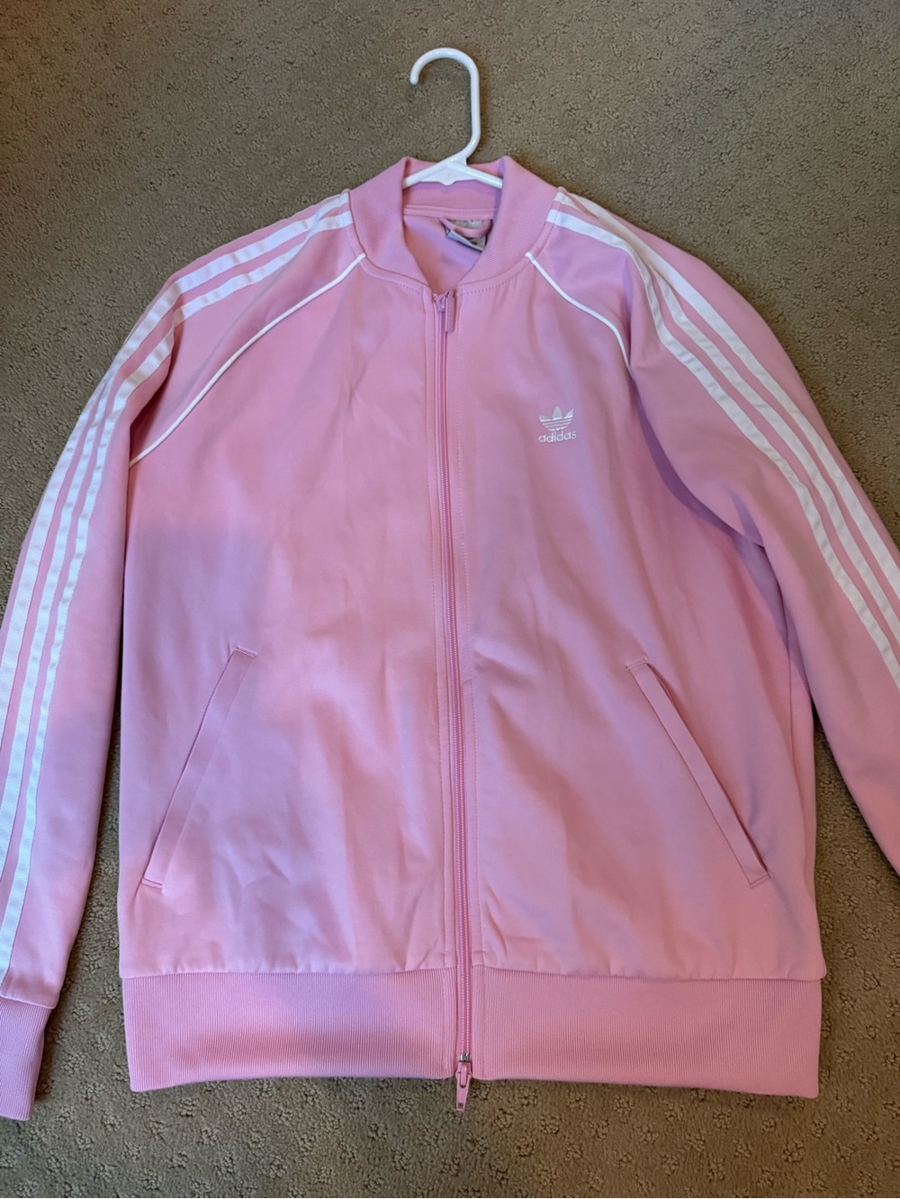 Adidas Pink Trefoil Track Jacket - Women's